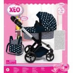 Pram Dolls - XEO Compact Dark Blue with White Stars - Bayer